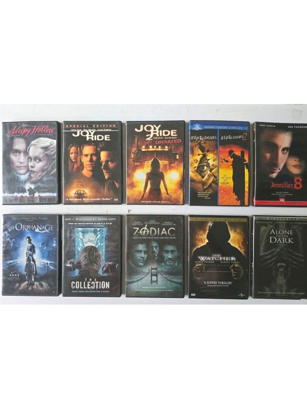 Lot of 12 Supernatural Thriller DVD Movies